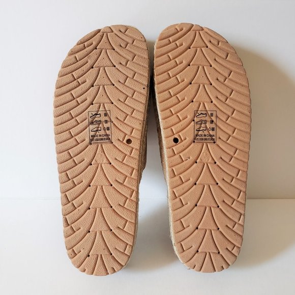 🏅HP🏅Butterscotch Espadrille Cork Platform Sandal - Picture 6 of 7